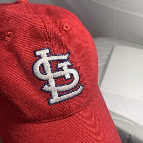 St. Louis Cardinals T.E.I. Adjustable Hat Cap Dad Father Men MLB Baseball Red - Picture 6 of 12